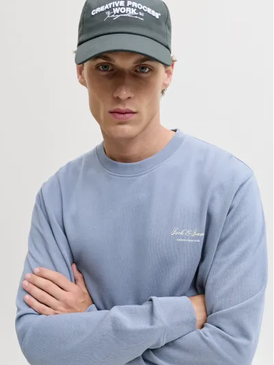 Jack & Jones - ARCHIVE / Grey - Sportos Férfi pulóver