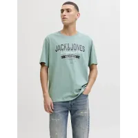 Jack & Jones - LOGO / Turquoise - Férfi póló