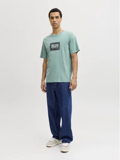 Jack & Jones - RAIN / Turquoise - Férfi póló
