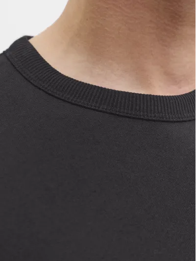 Jack & Jones - COLLEGE / Black - Férfi póló
