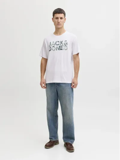 Jack & Jones - JEFF / White - Férfi póló