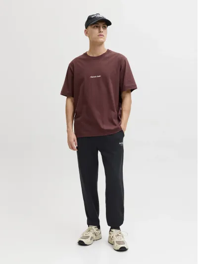 Jack & Jones - GORDON / Black - Férfi melegítő nadrág