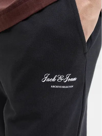 Jack & Jones - GORDON / Black - Férfi melegítő nadrág