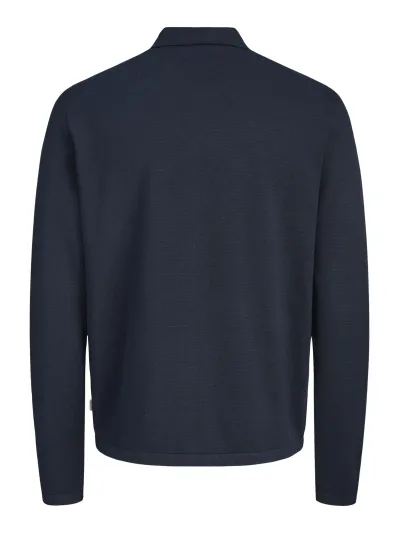 Jack & Jones - JLE / Blue - Elegáns Férfi pulóver