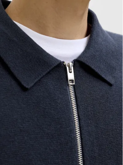 Jack & Jones - JLE / Blue - Elegáns Férfi pulóver