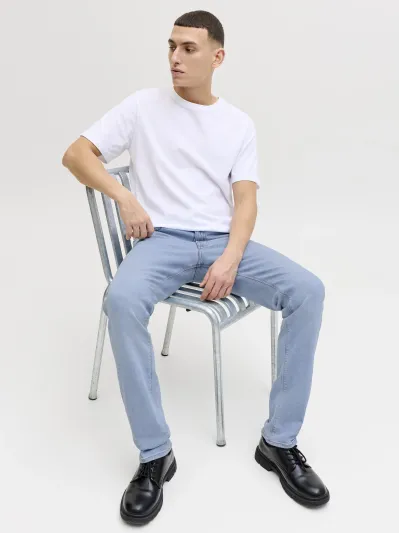 Jack & Jones - GLENN / Blue - Férfi farmernadrág