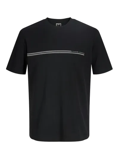 Jack & Jones - FUSION / Black - Férfi póló
