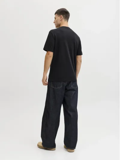 Jack & Jones - FUSION / Black - Férfi póló