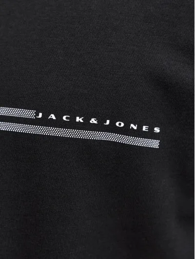 Jack & Jones - FUSION / Black - Férfi póló