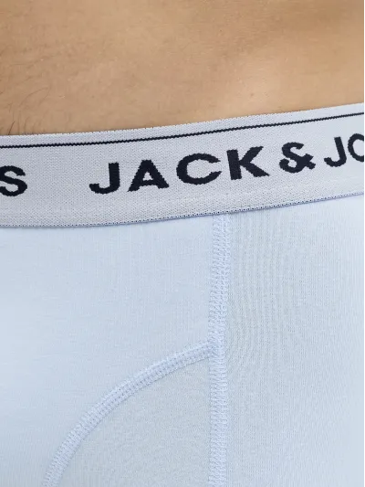 Jack & Jones - JACPALMTREE / Blue - Férfi boxeralsó szett - 3 db