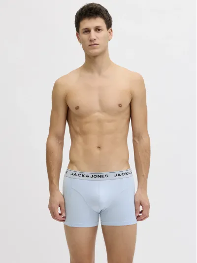 Jack & Jones - JACPALMTREE / Blue - Férfi boxeralsó szett - 3 db