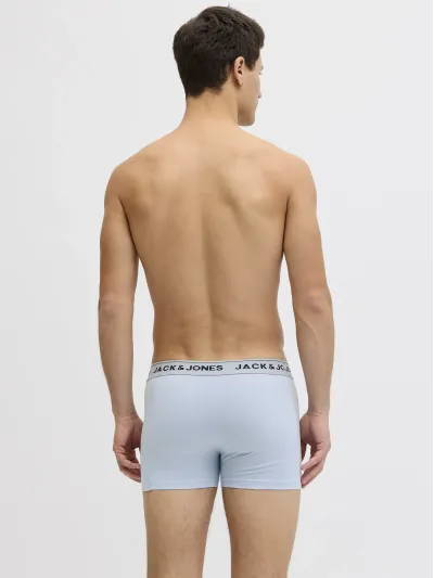 Jack & Jones - JACPALMTREE / Blue - Férfi boxeralsó szett - 3 db