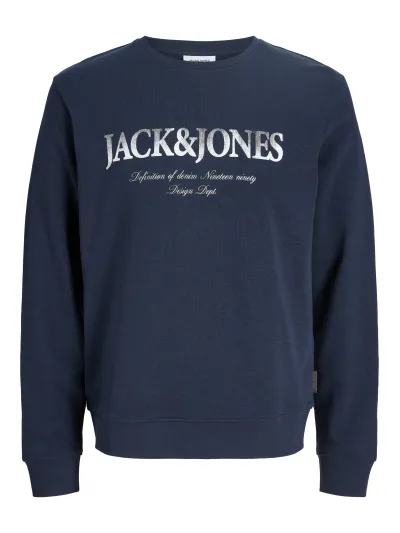Jack & Jones - DEVIN / Blue - Sportos Férfi pulóver