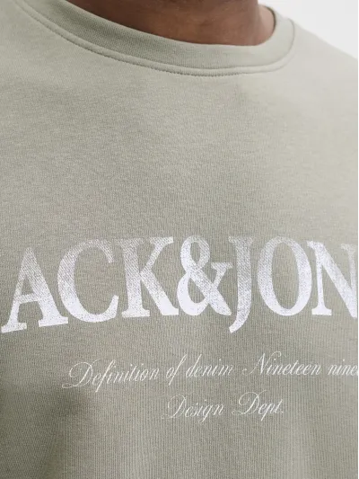 Jack & Jones - DEVIN / Grey - Sportos Férfi pulóver