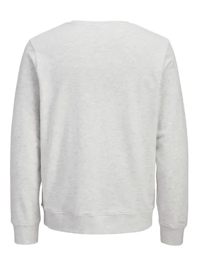 Jack & Jones - DEVIN / White - Sportos Férfi pulóver