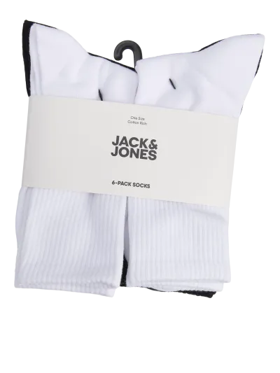 Jack & Jones - JACNOLAN / White - Férfi zokni szett - 3 pár