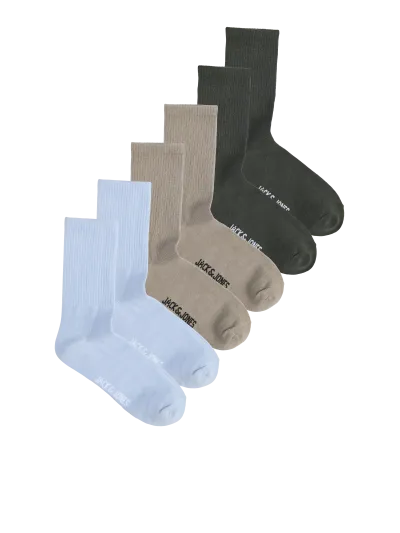 Jack & Jones - JACNOLAN / Grey - Férfi zokni szett - 3 pár