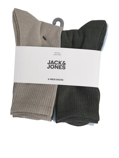Jack & Jones - JACNOLAN / Grey - Férfi zokni szett - 3 pár