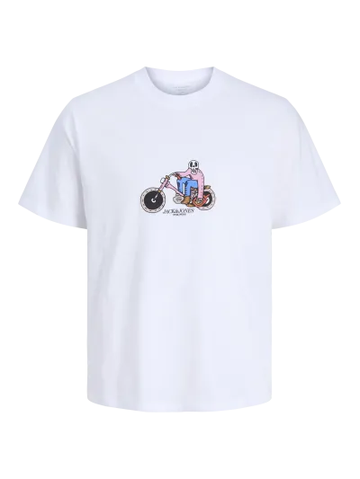 Jack & Jones - CATSKILLS / White - Férfi póló