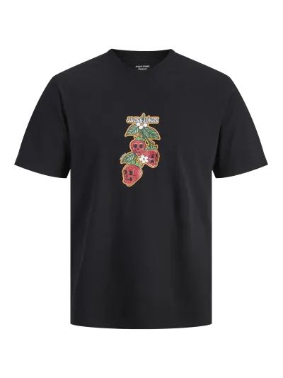 Jack & Jones - CATSKILLS / Black - Férfi póló