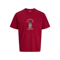 Jack & Jones - CATSKILLS / Red - Férfi póló