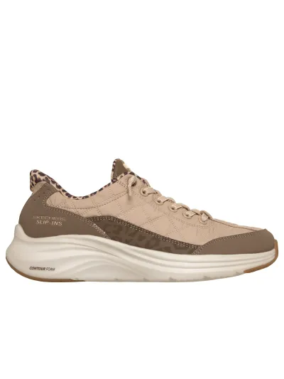Skechers - CONTOUR FOAM-LEOPARD DREAM - Slip-Ins Női utcai cipő