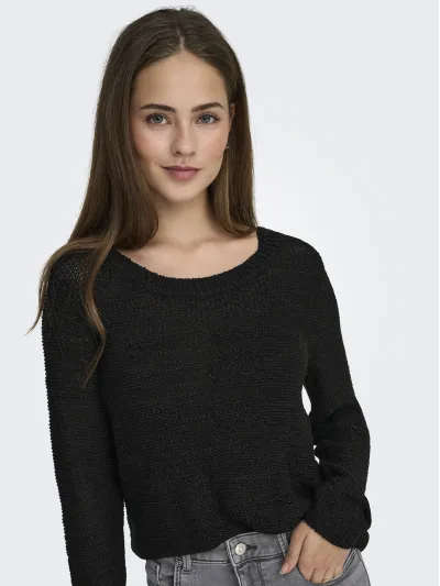 ONLY - GEENA / Black - Női pulóver