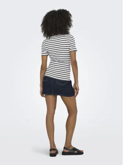 ONLY - HEART / White - Női póló