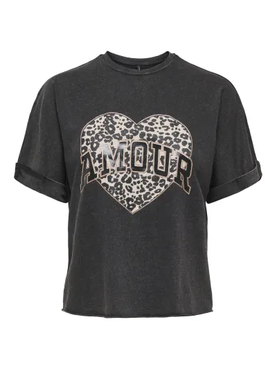 ONLY - LUCY / Black - Női póló