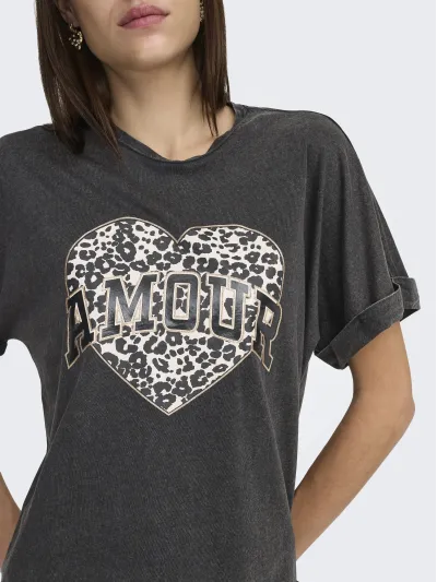 ONLY - LUCY / Black - Női póló