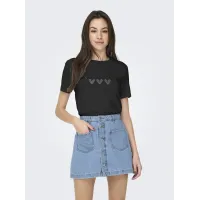 ONLY - ARIANA / Black - Női póló