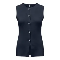ONLY - EVELIN / Blue - Női kötött mellény