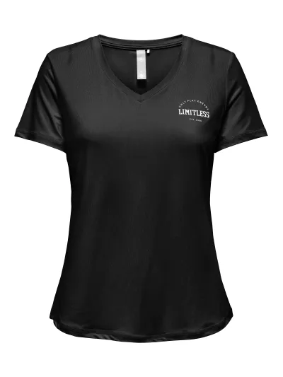 Only Play - SAVE / Black - Női sport póló