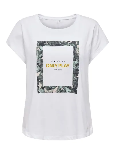 Only Play - AUB-SAVE / White - Női sport póló