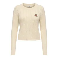 JDY - BOW / Grey - Elegáns Női pulóver