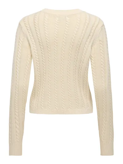 JDY - BOW / Grey - Elegáns Női pulóver