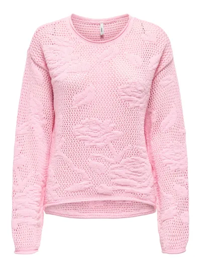 ONLY - SEASIDE / Red - Elegáns Női pulóver