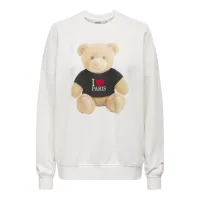 ONLY - TEDDY / White - Sportos Női pulóver