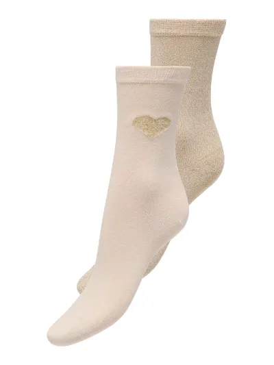 ONLY - ANNIE / Grey - Női zokni szett - 2 db