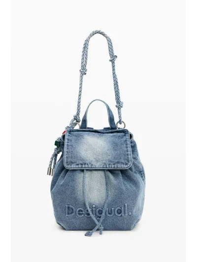 Desigual - HALF LOGO DENIM LUENA MINI - Női hátizsák