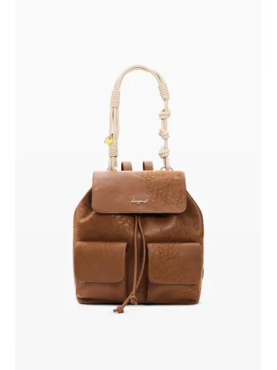 Desigual - SIERRA PRISA MINI CAMEL - Női hátizsák