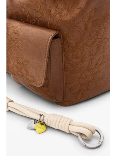 Desigual - SIERRA PRISA MINI CAMEL - Női hátizsák