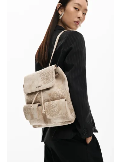 Desigual - SIERRA PRISA MINI SAND - Női hátizsák