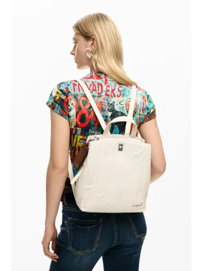 Desigual - HELIUM SUMY MINI ECRU - Női hátizsák