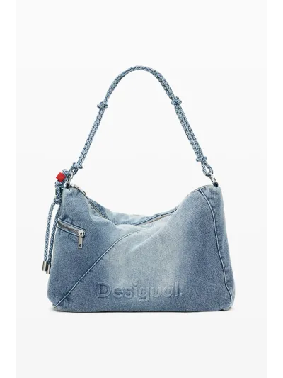 Desigual - HALF LOGO DENIM LEIRIA 2.0 - Női oldaltáska
