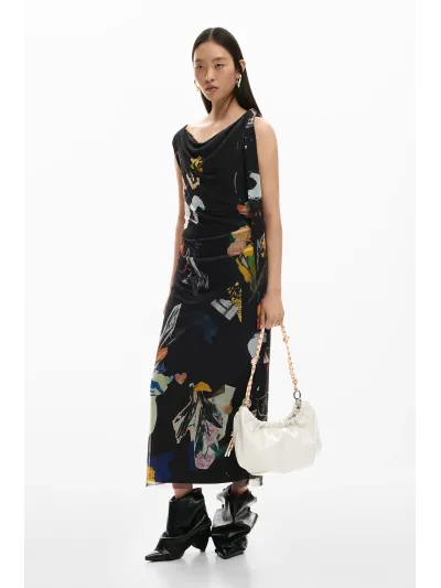 Desigual - HALF LOGO WAVERLY ECRU K1010 - Női oldaltáska