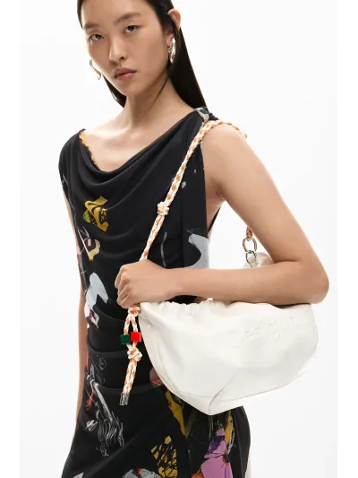 Desigual - HALF LOGO WAVERLY ECRU K1010 - Női oldaltáska