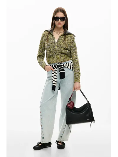 Desigual - TORIO LEIRIA BLACK - Női oldaltáska