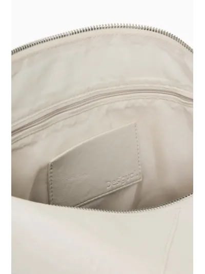 Desigual - HALF LOGO LEIRIA 2.0 ECRU - Női oldaltáska