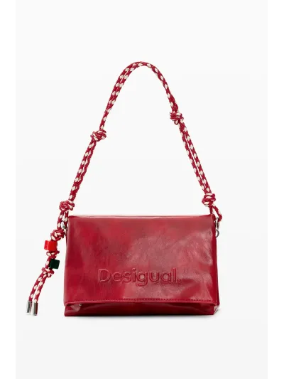 Desigual - HALF LOGO VENECIA 4.0 RED - Női oldaltáska